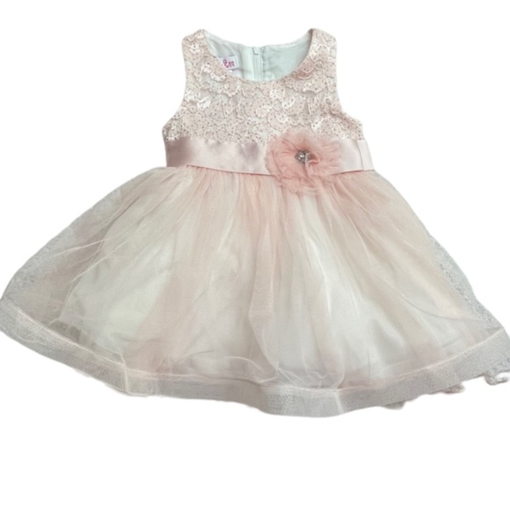 Jessica Ann pink Easter dress size 12 months